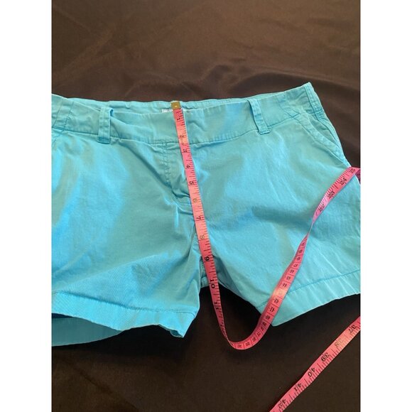 Vineyard Vines Womens Shorts Size 10 Blue Chino Preppy Whale Logo Stretch Fit - Picture 5 of 6